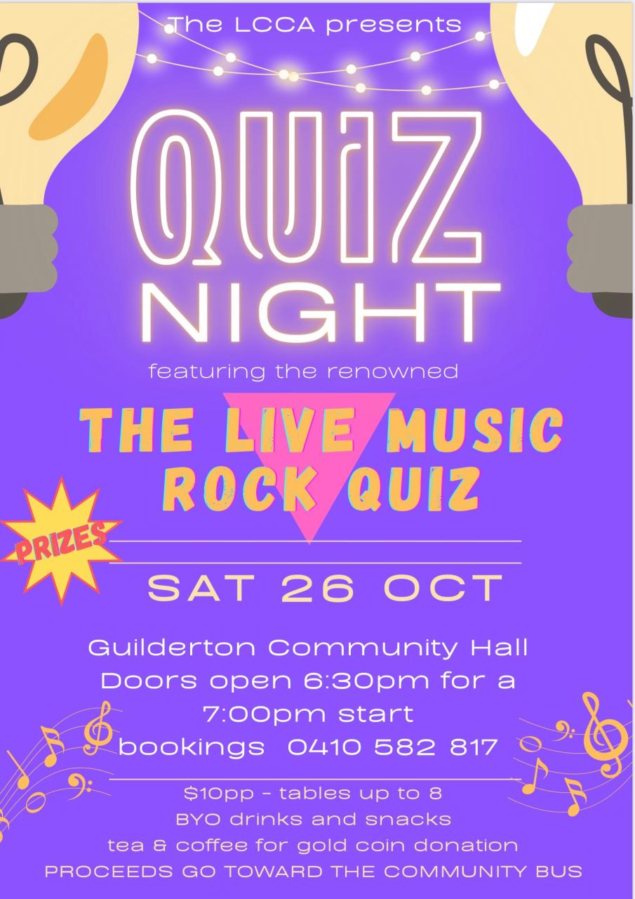 Quiz Night - Guilderton