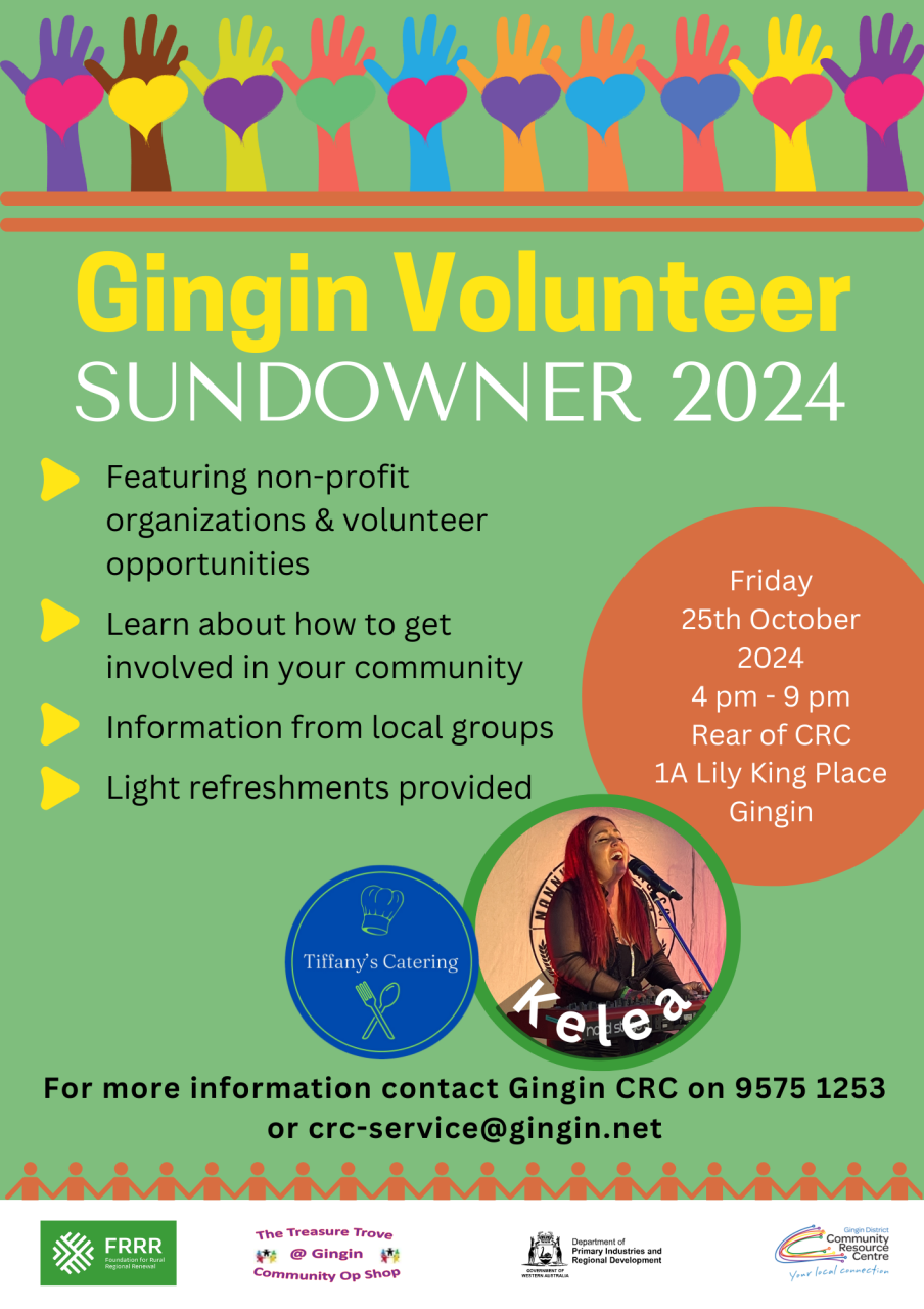 Gingin Volunteer Sundowner 2024