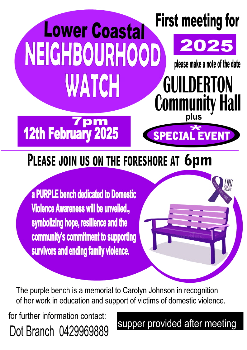 Lower Coastal Neighbourhood Watch Meeting